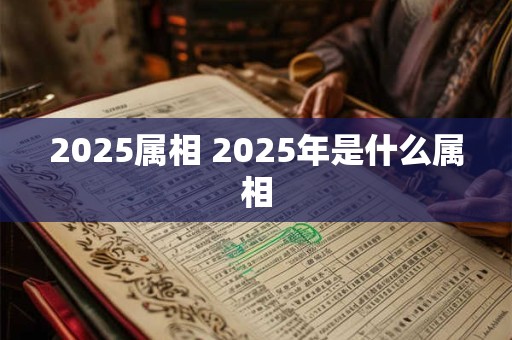 2025属相 2025年是什么属相