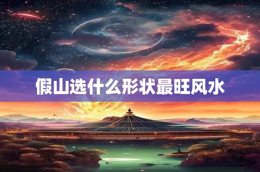 假山选什么形状最旺风水