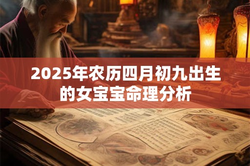 2025年农历四月初九出生的女宝宝命理分析