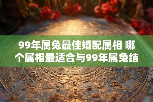 99年属兔最佳婚配属相 哪个属相最适合与99年属兔结婚