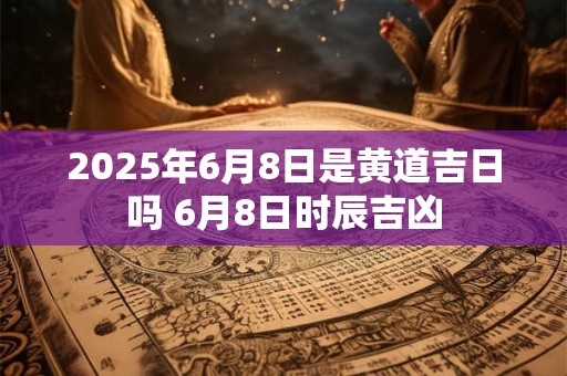 2025年6月8日是黄道吉日吗 6月8日时辰吉凶