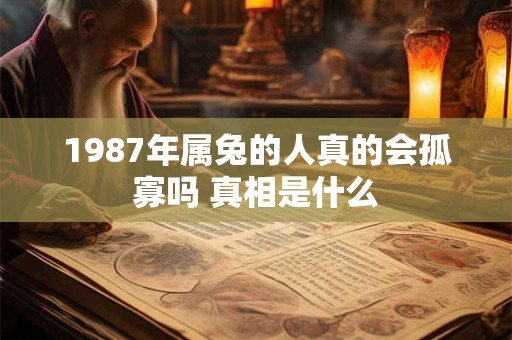 1987年属兔的人真的会孤寡吗 真相是什么