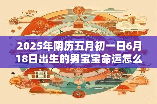 2025年阴历五月初一日6月18日出生的男宝宝命运怎么样