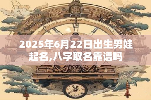 2025年6月22日出生男娃起名,八字取名靠谱吗