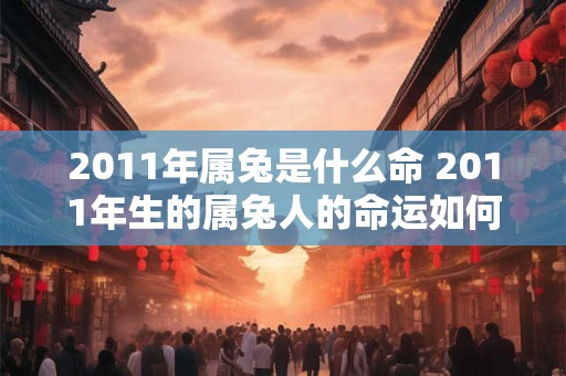 2011年属兔是什么命 2011年生的属兔人的命运如何