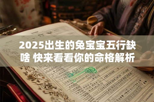 2025出生的兔宝宝五行缺啥 快来看看你的命格解析