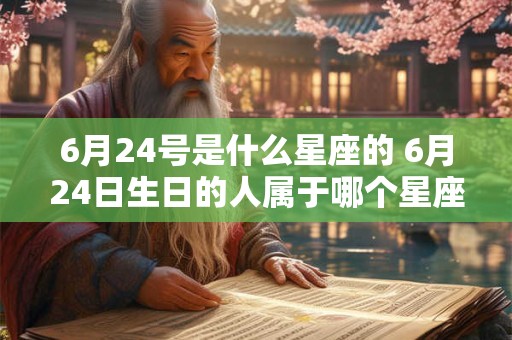 6月24号是什么星座的 6月24日生日的人属于哪个星座