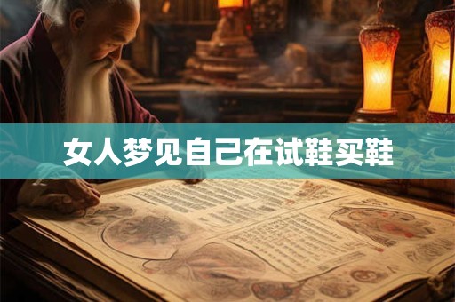 女人梦见自己在试鞋买鞋