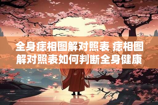 全身痣相图解对照表 痣相图解对照表如何判断全身健康情况