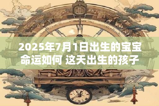 2025年7月1日出生的宝宝命运如何 这天出生的孩子有哪些优势