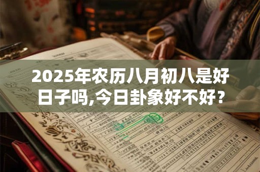 2025年农历八月初八是好日子吗,今日卦象好不好？