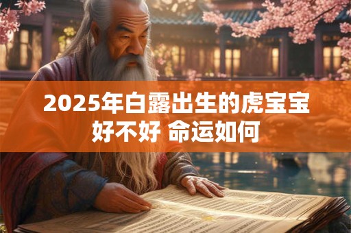 2025年白露出生的虎宝宝好不好 命运如何