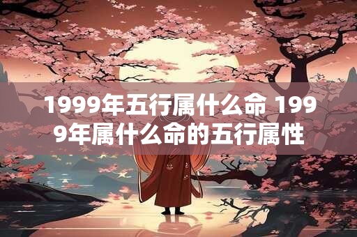 1999年五行属什么命 1999年属什么命的五行属性