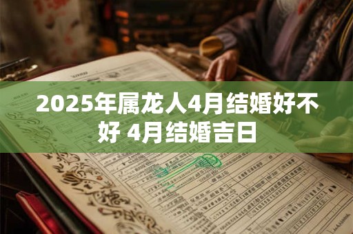 2025年属龙人4月结婚好不好 4月结婚吉日