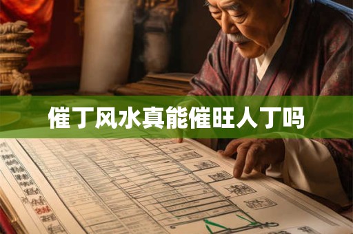 催丁风水真能催旺人丁吗