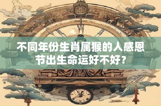 不同年份生肖属猴的人感恩节出生命运好不好？