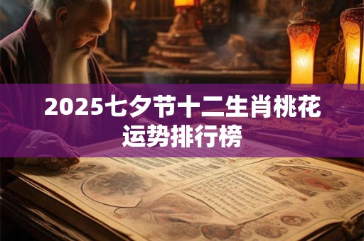 2025七夕节十二生肖桃花运势排行榜