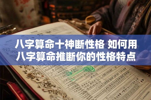 八字算命十神断性格 如何用八字算命推断你的性格特点及十神