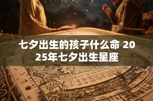 七夕出生的孩子什么命 2025年七夕出生星座