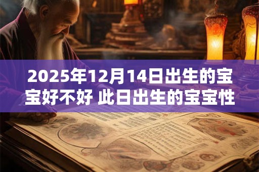 2025年12月14日出生的宝宝好不好 此日出生的宝宝性格