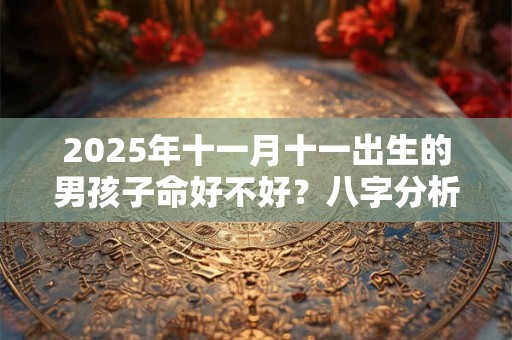 2025年十一月十一出生的男孩子命好不好？八字分析