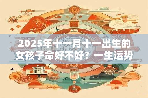 2026年十一月十一出生的女孩子命好不好？一生运势咋样