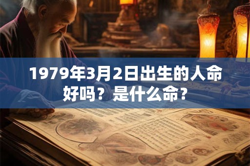 1979年3月2日出生的人命好吗？是什么命？