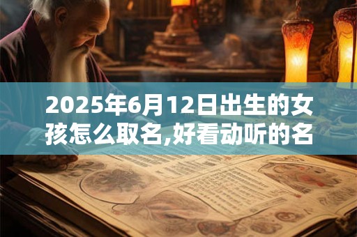 2025年6月12日出生的女孩怎么取名,好看动听的名字推荐