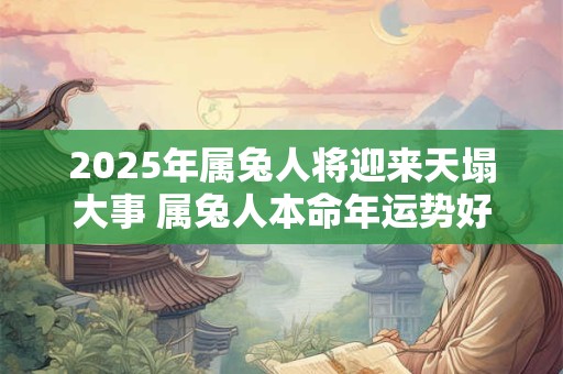 2025年属兔人将迎来天塌大事 属兔人本命年运势好不好