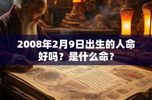 2008年2月9日出生的人命好吗？是什么命？