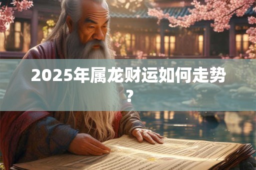 2025年属龙财运如何走势？