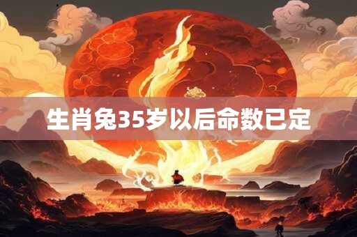 生肖兔35岁以后命数已定