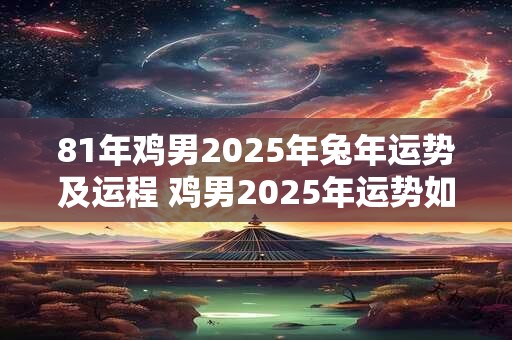 81年鸡男2025年兔年运势及运程 鸡男2025年运势如何