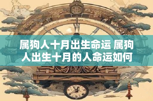 属狗人十月出生命运 属狗人出生十月的人命运如何 属狗人十月出生命运 属狗人出生十月的人命运如何