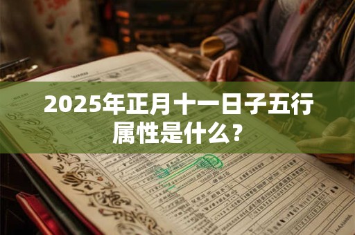 2025年正月十一日子五行属性是什么？