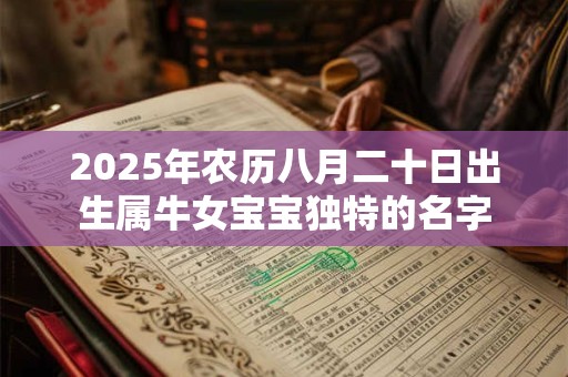 2025年农历八月二十日出生属牛女宝宝独特的名字