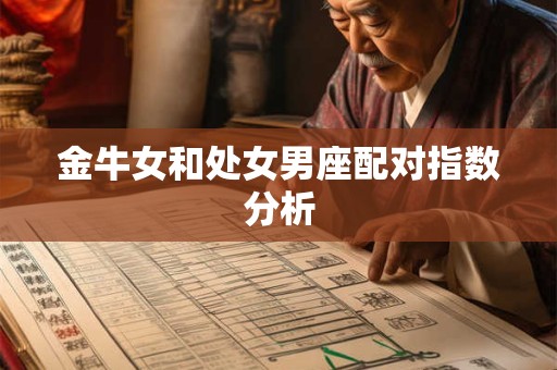 金牛女和处女男座配对指数分析