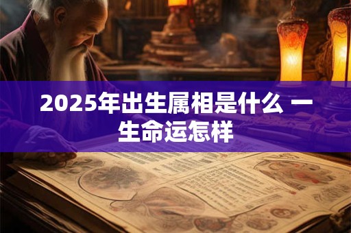 2025年出生属相是什么 一生命运怎样