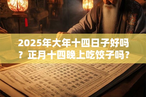2025年大年十四日子好吗？正月十四晚上吃饺子吗？