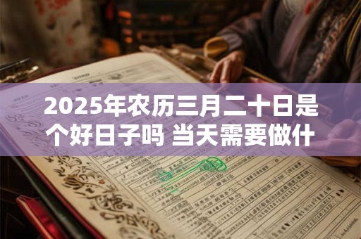 2025年农历三月二十日是个好日子吗 当天需要做什么
