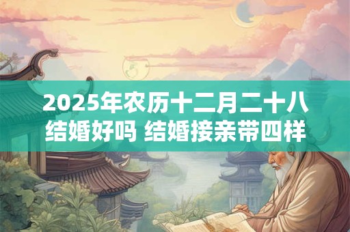 2025年农历十二月二十八结婚好吗 结婚接亲带四样东西
