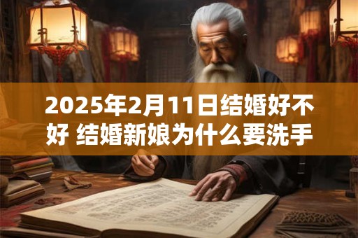 2025年2月11日结婚好不好 结婚新娘为什么要洗手