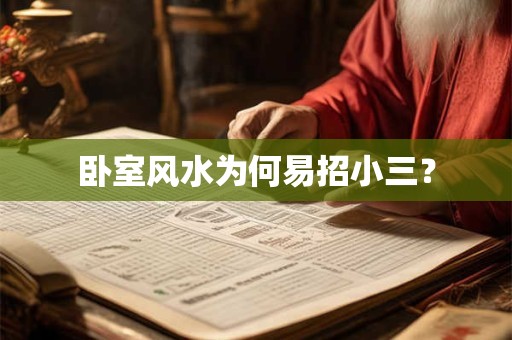 卧室风水为何易招小三？