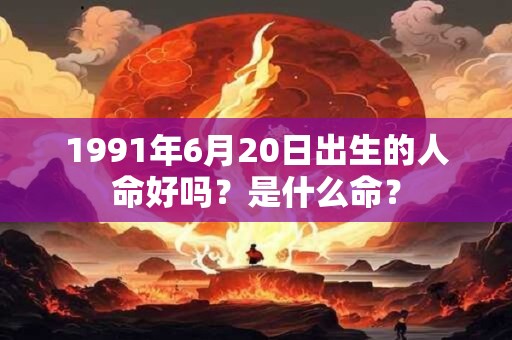 1991年6月20日出生的人命好吗？是什么命？