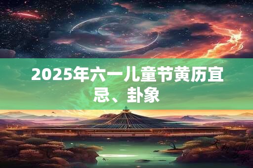 2025年六一儿童节黄历宜忌、卦象