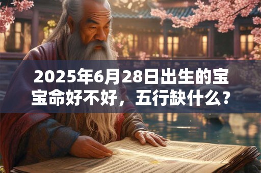2025年6月28日出生的宝宝命好不好，五行缺什么？