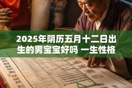 2025年阴历五月十二日出生的男宝宝好吗 一生性格详解