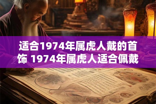 适合1974年属虎人戴的首饰 1974年属虎人适合佩戴哪些首饰