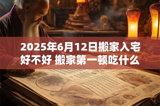 2026年6月12日搬家入宅好不好 搬家第一顿吃什么最好
