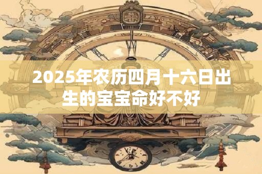 2025年农历四月十六日出生的宝宝命好不好 2025年农历四月十六日出生的宝宝命好不好